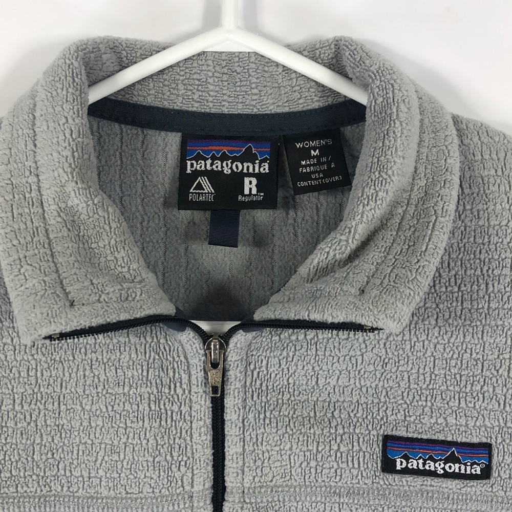 Patagonia women’s zip up sweater medium polartec